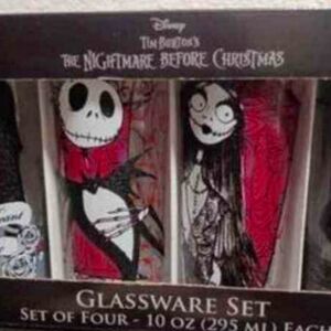 Nightmare Before Christmas- 4pcs Glassware Set